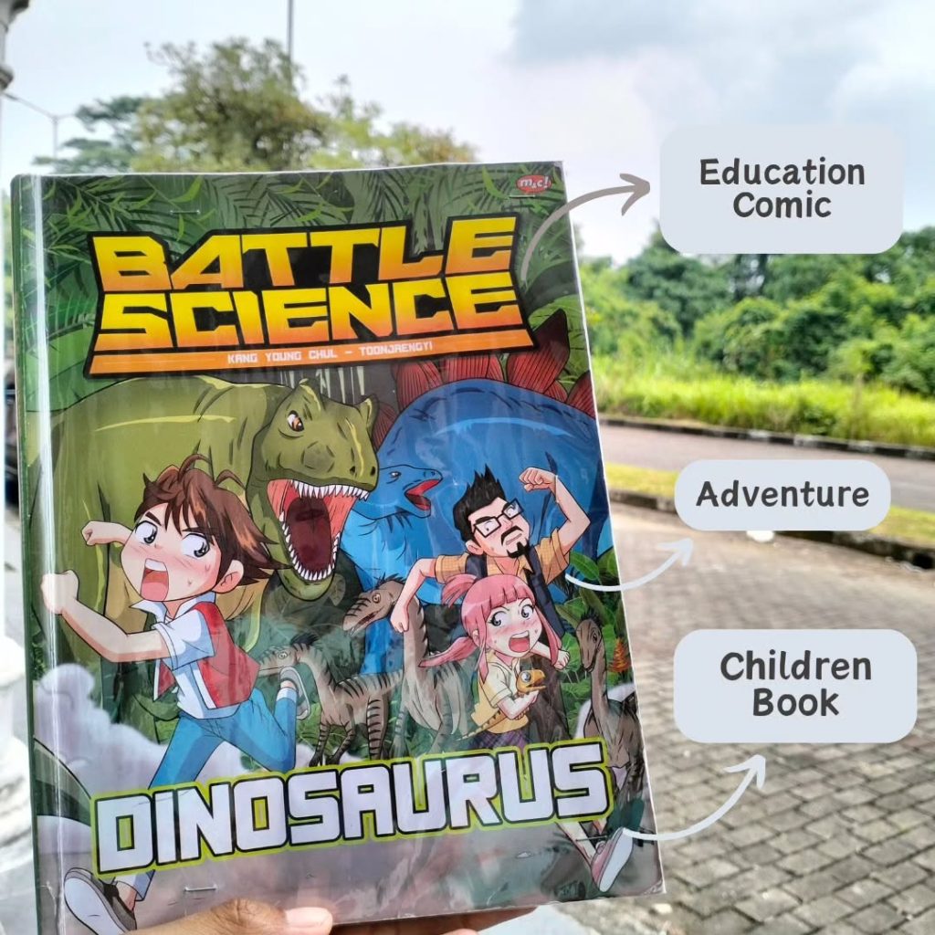 Review Buku Battle Science -Dinosaurus-